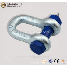 High Tensile Heavy Duty Drop Forged Galvanized Shackle US Type